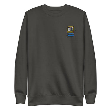 Sardines Embroidered Sweatshirt | Cute Canned Fish Gift | Sustainable Premium Sweater | Multiple Colors | Unisex For Him & Her